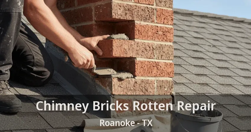 Chimney Bricks Rotten Repair Roanoke - TX