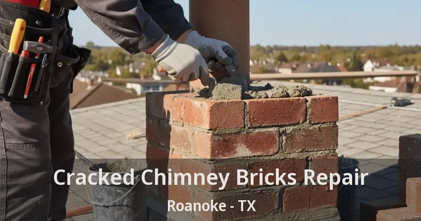 Cracked Chimney Bricks Repair Roanoke - TX