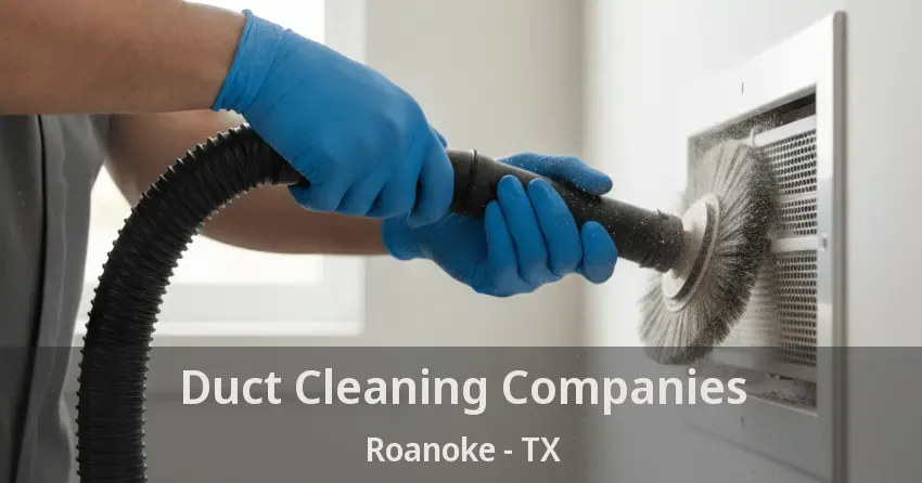 Duct Cleaning Companies Roanoke - TX