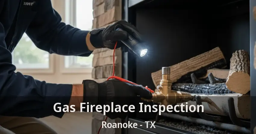Gas Fireplace Inspection Roanoke - TX