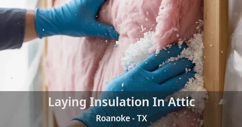 Laying Insulation In Attic Roanoke - TX