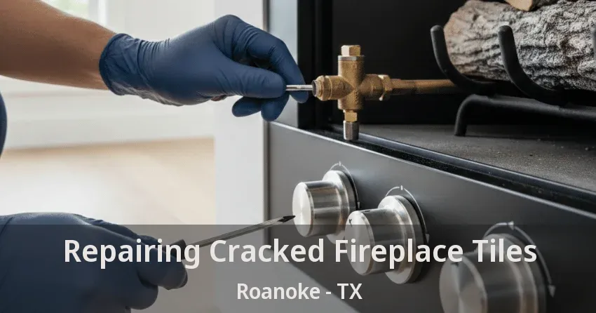 Repairing Cracked Fireplace Tiles Roanoke - TX