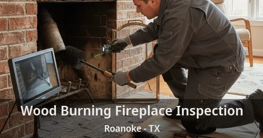 Wood Burning Fireplace Inspection Roanoke - TX